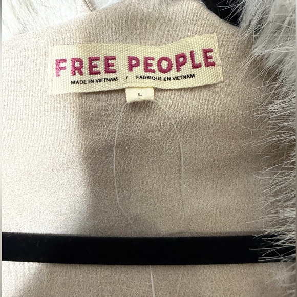Free People Spotted Faux Fur Teddy Jacket - Picture 3 of 4